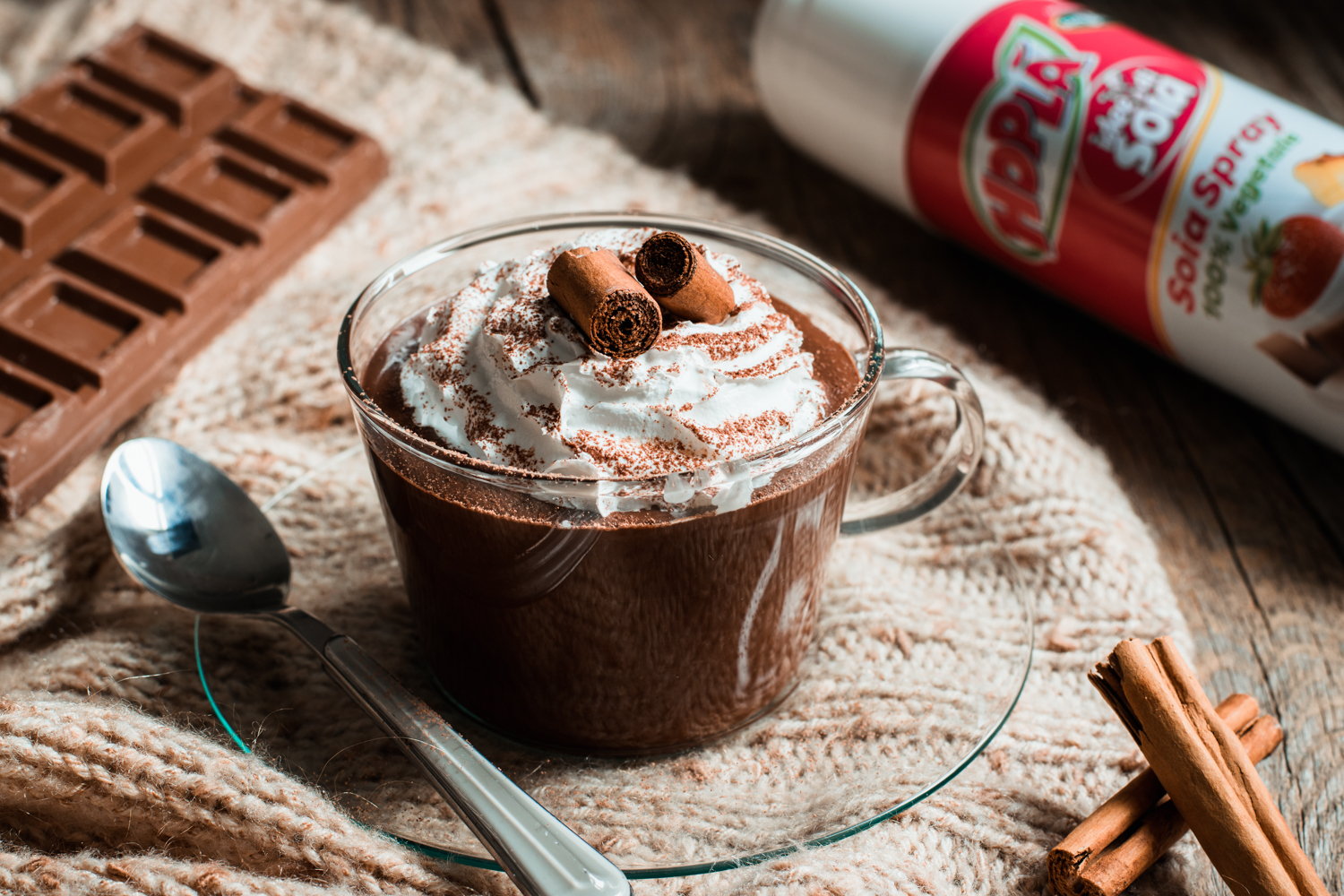 Cioccolata calda senza lattosio e senza glutine